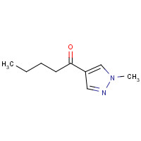 1152828-40-4 1-(1-methylpyrazol-4-yl)pentan-1-one chemical structure
