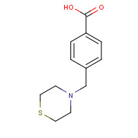 414892-27-6 4-(thiomorpholin-4-ylmethyl)benzoic acid chemical structure
