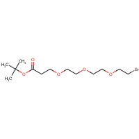 782475-37-0 tert-butyl 3-[2-[2-(2-bromoethoxy)ethoxy]ethoxy]propanoate chemical structure