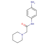 100450-98-4 N-(4-aminophenyl)-2-piperidin-1-ylacetamide chemical structure