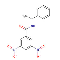 14402-00-7 3,5-dinitro-N-(1-phenylethyl)benzamide chemical structure