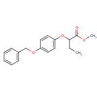 653563-74-7 methyl 2-(4-phenylmethoxyphenoxy)butanoate chemical structure