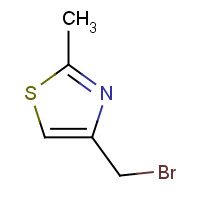 74704-39-5 4-(bromomethyl)-2-methyl-1,3-thiazole chemical structure