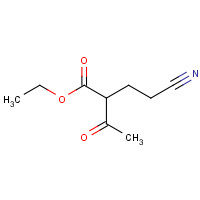 10444-33-4 ethyl 2-(2-cyanoethyl)-3-oxobutanoate chemical structure