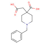 40117-92-8 1-benzyl-4-(carboxymethyl)piperidine-4-carboxylic acid chemical structure
