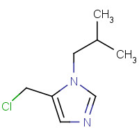 781599-92-6 5-(chloromethyl)-1-(2-methylpropyl)imidazole chemical structure