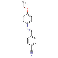 34128-02-4 4-[(4-ethoxyphenyl)iminomethyl]benzonitrile chemical structure