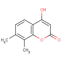 55004-75-6 4-hydroxy-7,8-dimethylchromen-2-one chemical structure