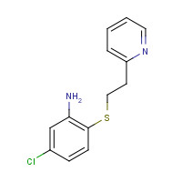 1184066-86-1 5-chloro-2-(2-pyridin-2-ylethylsulfanyl)aniline chemical structure