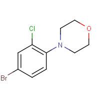 1272756-07-6 4-(4-bromo-2-chlorophenyl)morpholine chemical structure