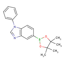 260258-93-3 1-phenyl-5-(4,4,5,5-tetramethyl-1,3,2-dioxaborolan-2-yl)benzimidazole chemical structure