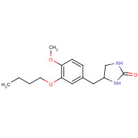 29925-17-5 4-[(3-butoxy-4-methoxyphenyl)methyl]imidazolidin-2-one chemical structure