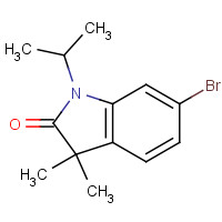 1581753-95-8 6-bromo-3,3-dimethyl-1-propan-2-ylindol-2-one chemical structure