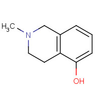 14097-42-8 2-methyl-3,4-dihydro-1H-isoquinolin-5-ol chemical structure