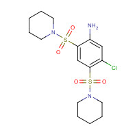 1052-36-4 5-chloro-2,4-bis(piperidin-1-ylsulfonyl)aniline chemical structure