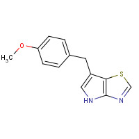 1312363-23-7 6-[(4-methoxyphenyl)methyl]-4H-pyrrolo[2,3-d][1,3]thiazole chemical structure