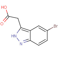 885271-84-1 2-(5-bromo-2H-indazol-3-yl)acetic acid chemical structure