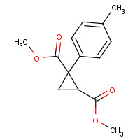 345618-40-8 dimethyl 1-(4-methylphenyl)cyclopropane-1,2-dicarboxylate chemical structure