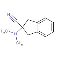 1157501-60-4 2-(dimethylamino)-1,3-dihydroindene-2-carbonitrile chemical structure