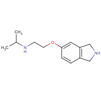 850875-76-2 N-[2-(2,3-dihydro-1H-isoindol-5-yloxy)ethyl]propan-2-amine chemical structure
