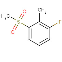 828270-59-3 1-fluoro-2-methyl-3-methylsulfonylbenzene chemical structure