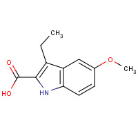 446830-66-6 3-ethyl-5-methoxy-1H-indole-2-carboxylic acid chemical structure