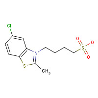 53061-07-7 4-(5-chloro-2-methyl-1,3-benzothiazol-3-ium-3-yl)butane-1-sulfonate chemical structure
