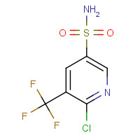 1228875-16-8 6-chloro-5-(trifluoromethyl)pyridine-3-sulfonamide chemical structure
