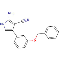1179361-70-6 2-amino-4-(3-phenylmethoxyphenyl)-1H-pyrrole-3-carbonitrile chemical structure