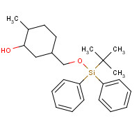 1621225-70-4 5-[[tert-butyl(diphenyl)silyl]oxymethyl]-2-methylcyclohexan-1-ol chemical structure