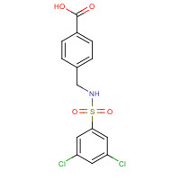 225528-38-1 4-[[(3,5-dichlorophenyl)sulfonylamino]methyl]benzoic acid chemical structure