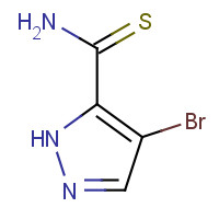 289504-61-6 4-bromo-1H-pyrazole-5-carbothioamide chemical structure