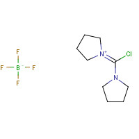 115007-14-2 1-[chloro(pyrrolidin-1-ium-1-ylidene)methyl]pyrrolidine;tetrafluoroborate chemical structure