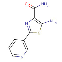 1170915-20-4 5-amino-2-pyridin-3-yl-1,3-thiazole-4-carboxamide chemical structure