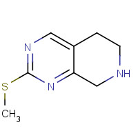 1226851-41-7 2-methylsulfanyl-5,6,7,8-tetrahydropyrido[3,4-d]pyrimidine chemical structure