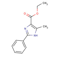 77335-93-4 ethyl 5-methyl-2-phenyl-1H-imidazole-4-carboxylate chemical structure