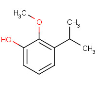 71720-28-0 2-methoxy-3-propan-2-ylphenol chemical structure
