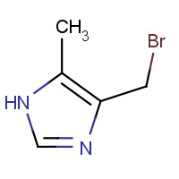 72836-00-1 4-(bromomethyl)-5-methyl-1H-imidazole chemical structure
