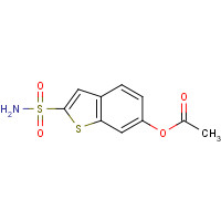 96803-92-8 (2-sulfamoyl-1-benzothiophen-6-yl) acetate chemical structure