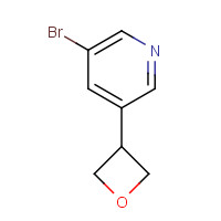 1404367-33-4 3-bromo-5-(oxetan-3-yl)pyridine chemical structure