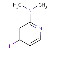 1062609-45-3 4-iodo-N,N-dimethylpyridin-2-amine chemical structure