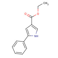 161958-61-8 ethyl 5-phenyl-1H-pyrrole-3-carboxylate chemical structure