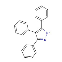 18076-30-7 3,4,5-triphenyl-1H-pyrazole chemical structure