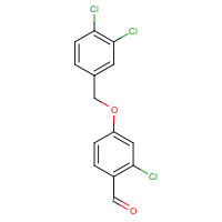 1202577-48-7 2-chloro-4-[(3,4-dichlorophenyl)methoxy]benzaldehyde chemical structure