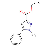 10199-51-6 ethyl 1-methyl-5-phenylpyrazole-3-carboxylate chemical structure