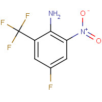 344-29-6 4-fluoro-2-nitro-6-(trifluoromethyl)aniline chemical structure