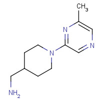 892502-20-4 [1-(6-methylpyrazin-2-yl)piperidin-4-yl]methanamine chemical structure
