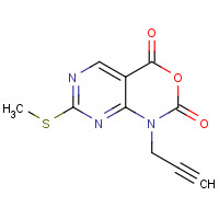 1253792-66-3 7-methylsulfanyl-1-prop-2-ynylpyrimido[4,5-d][1,3]oxazine-2,4-dione chemical structure