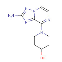 1360612-80-1 1-(2-amino-[1,2,4]triazolo[1,5-a]pyrazin-8-yl)piperidin-4-ol chemical structure