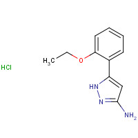 1240134-93-3 5-(2-ethoxyphenyl)-1H-pyrazol-3-amine;hydrochloride chemical structure